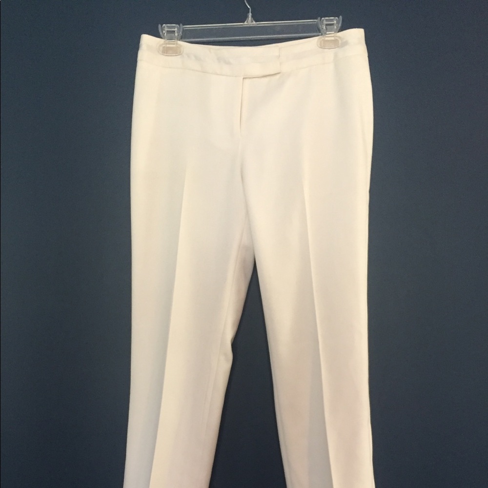 Cream dress pants from White House Black Market